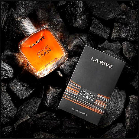 Perfume Masculino La Rive Heroic Man 100ml Eau de Toilette Amadeirado Original