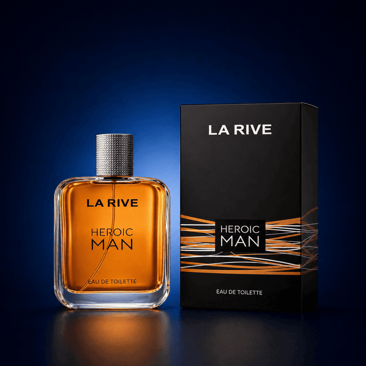 Perfume Masculino La Rive Heroic Man 100ml Eau de Toilette Amadeirado Original