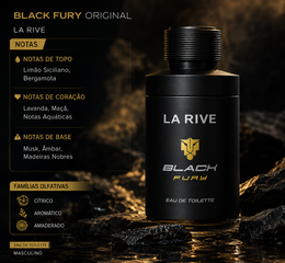 Perfume Masculino La Rive Black Fury Original 100ml