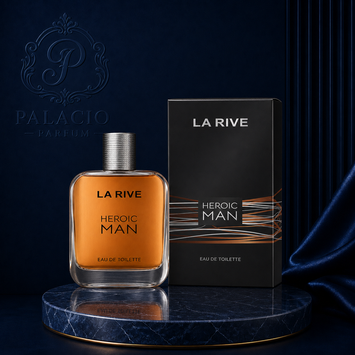 Perfume Masculino La Rive Heroic Man 100ml Eau de Toilette Amadeirado Original